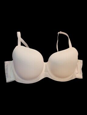 Cacique White Padded Underwire Bra 46D